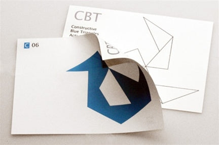Blue Constructive Triangles Exercise Set (Printed)