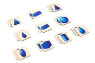 Wooden Memory Game: Geometric Solids