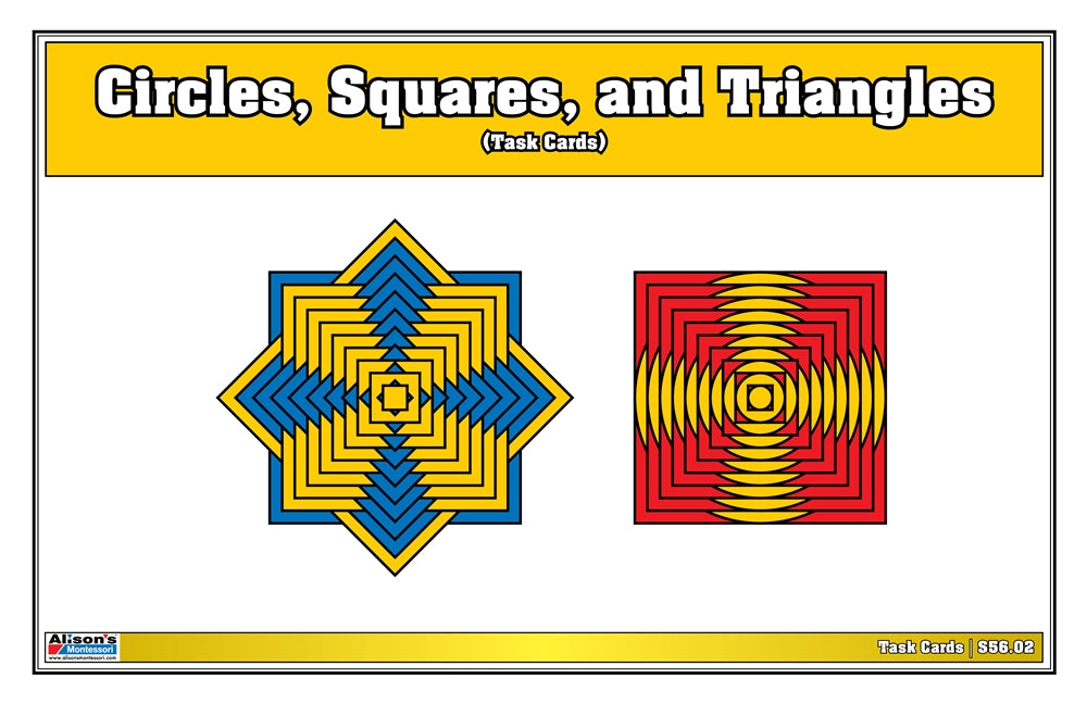 Circles, Squares, and Triangles (Task Cards)