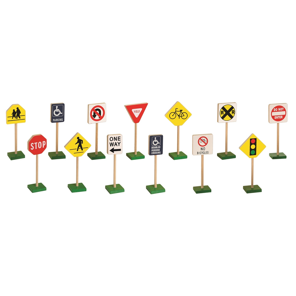 Block Play Traffic Signs