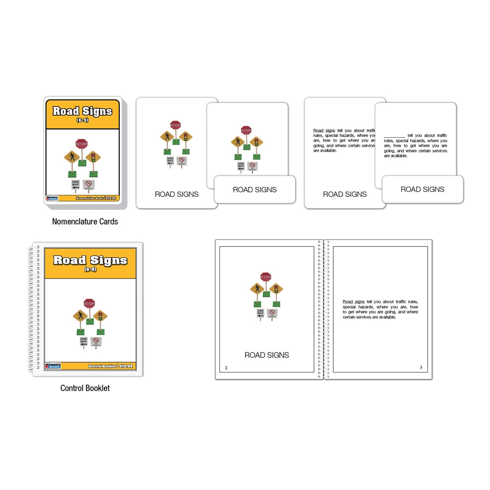 Road Signs Nomenclature Cards (6-9) (Printed)