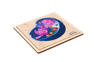 Parts of an Animal Cell Puzzle with Nomenclature Cards (6-9)