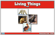 Living Things Nomenclature Cards (Printed)
