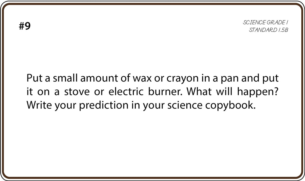Science Grade 1 Task Cards