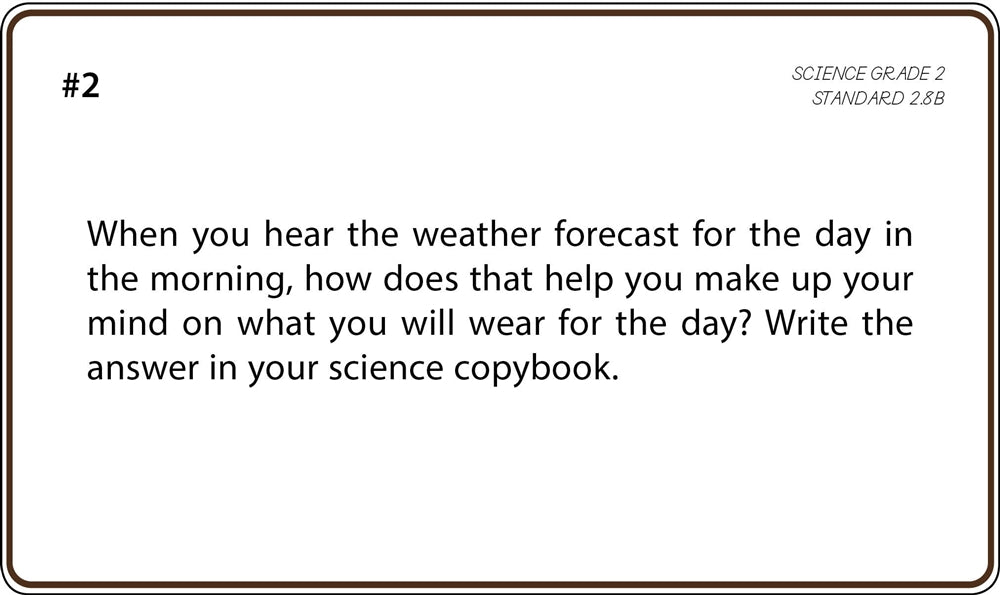 Science Grade 2 Task Cards