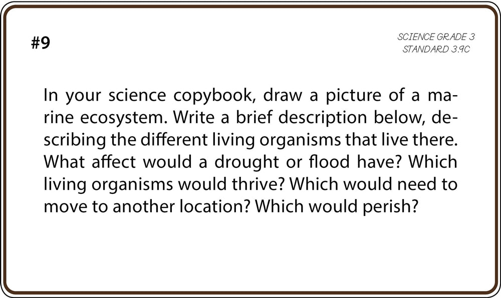 Science Grade 3 Task Cards