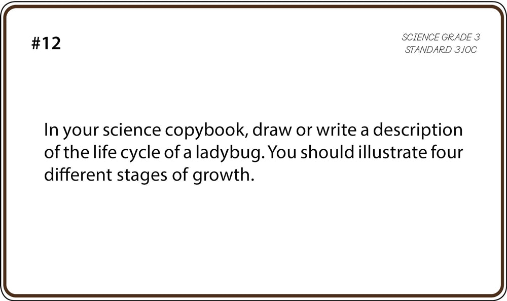 Science Grade 3 Task Cards