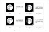Phases of the Moon Nomenclature Cards 6-9 (Printed)