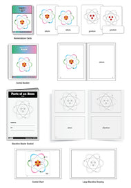 Parts of an Atom Nomenclature Cards (3-6) (Printed)