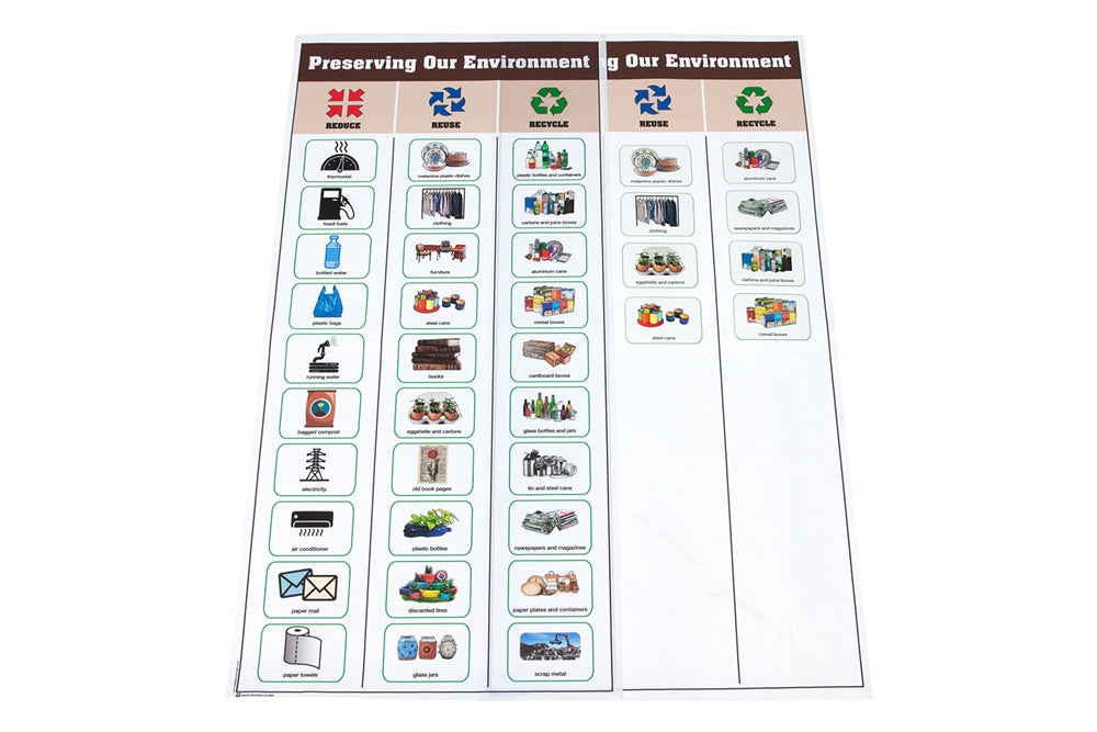 Preserving Our Environment Chart with Cards