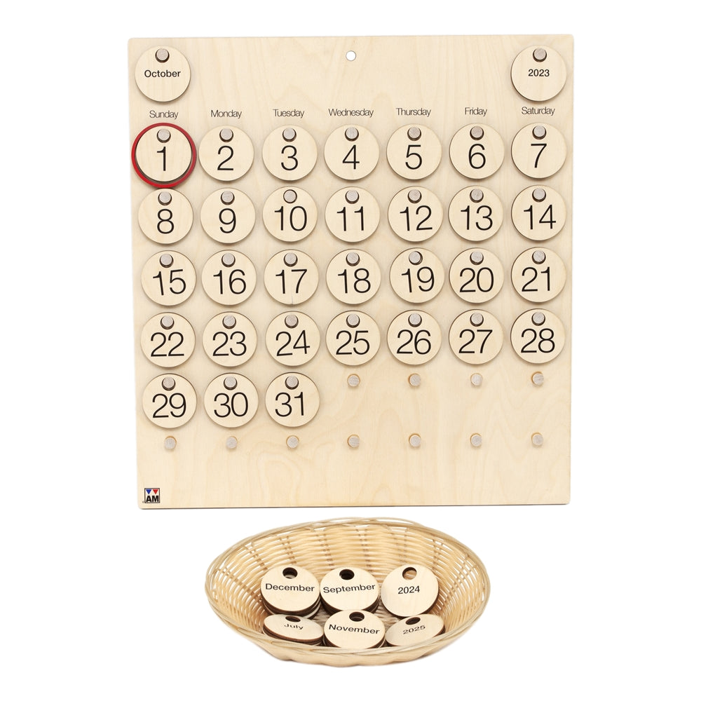 Wooden Calendar
