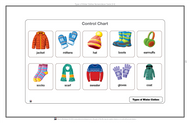 Types of Winter Clothes Nomenclature Cards 3-6 (Printed)