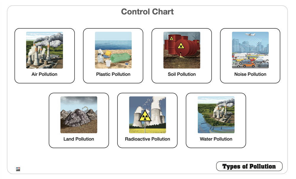 Types of Pollution Nomenclature Cards (6-9)