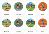 Types of Spring Sports Nomenclature Cards 3-6 (Printed)