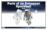 Parts of an Astronaut Spacesuit Nomenclature Cards (3-6) (Printed)