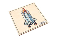 Parts of a Space Shuttle Knobbed Puzzle