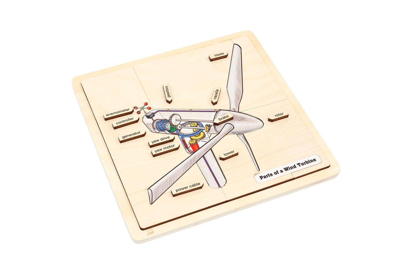 Parts of a Wind Turbine Puzzle