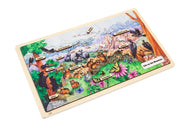 Life on a Mountain Puzzle with Nomenclature Cards (3-6) (Printed)
