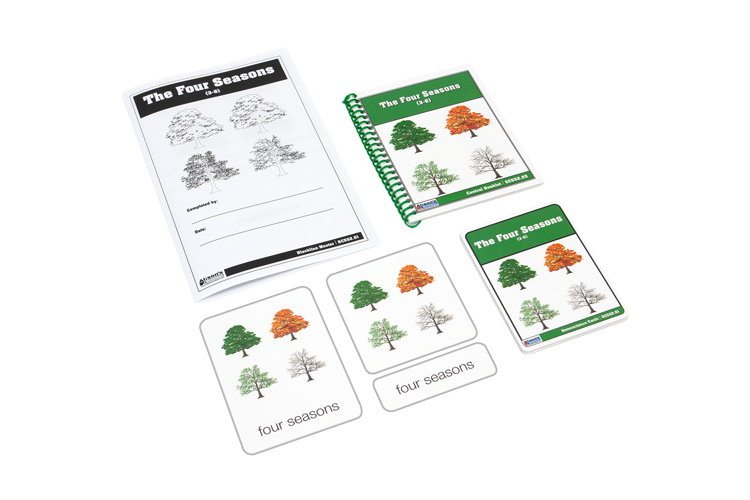 The Four Seasons Nomenclature Cards 3-6 (Printed)
