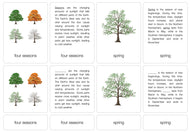 The Four Seasons Nomenclature Cards 6-9 (Printed)