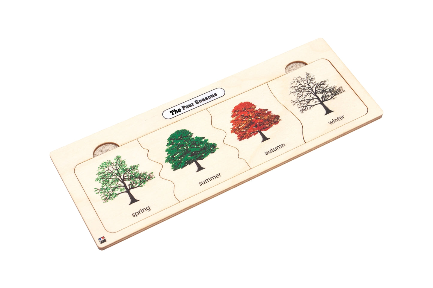 The Four Seasons Puzzle with Nomenclature Cards 3-6 (Printed)