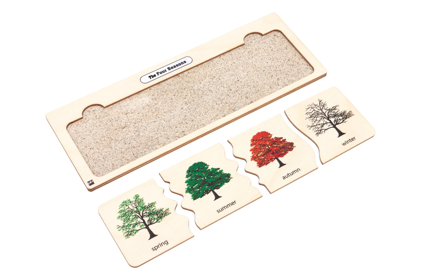 The Four Seasons Puzzle with Nomenclature Cards 6-9 (Printed)