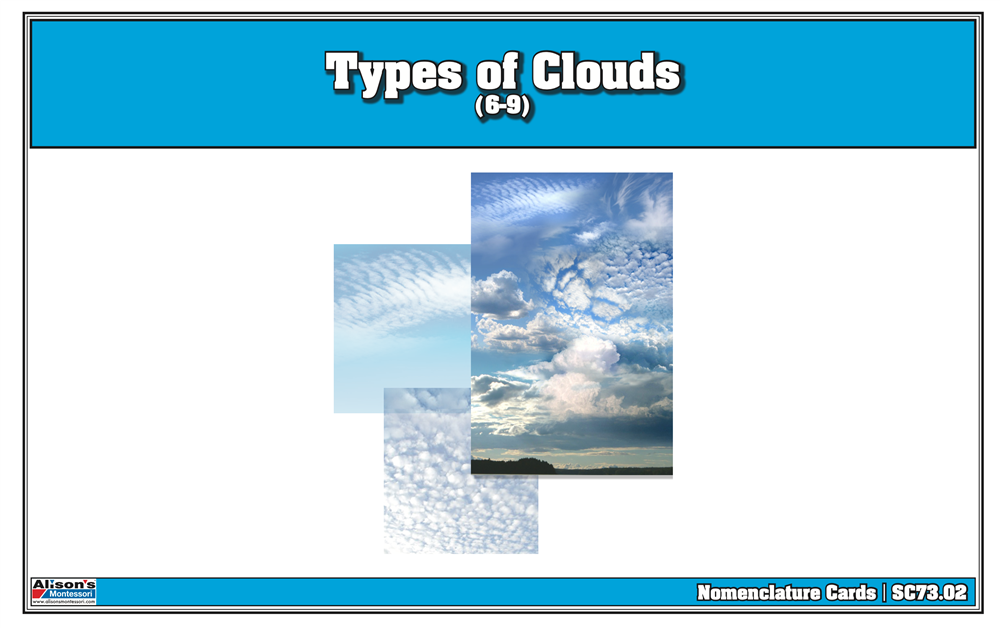 Types of Clouds Puzzle with Nomenclature Cards (6-9)