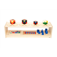 Two Tier Shelf 13" High - Plywood