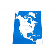 Labeled Control Chart for Map of North America (Premium Quality)