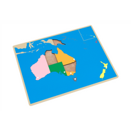 Puzzle Map of Australia with Labeled & Unlabeled Control Charts (Premium Quality)