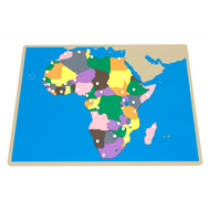 Puzzle Map of Africa with Labeled & Unlabeled Control Charts (Premium Quality)