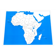 Labeled Control Chart for Map of Africa (Premium Quality)