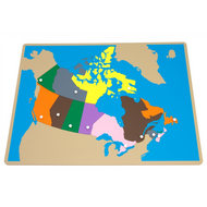 Puzzle Map of Canada with Labeled & Unlabeled Control Charts (Premium Quality)