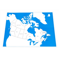 Labeled Control Chart of Canada (Premium Quality)
