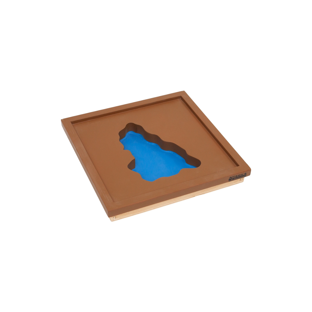 Wooden Land and Water Form Trays (Set #1) (Premium Quality)