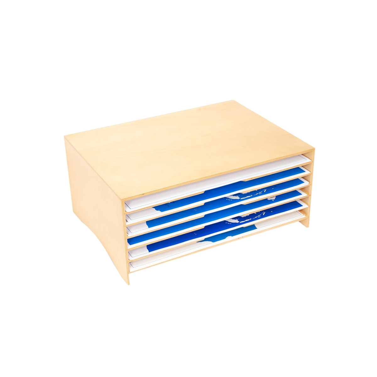 Cabinet for Puzzle Maps Charts (Premium Quality)