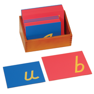 Lowercase Sandpaper Letters: D’Nealian Print (Premium Quality)