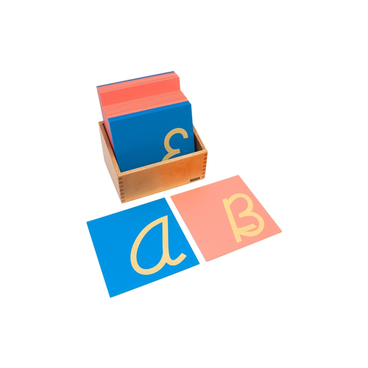 Uppercase Sandpaper Letters: Cursive (Premium Quality)