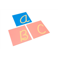 Uppercase Sandpaper Letters: Cursive (Premium Quality)