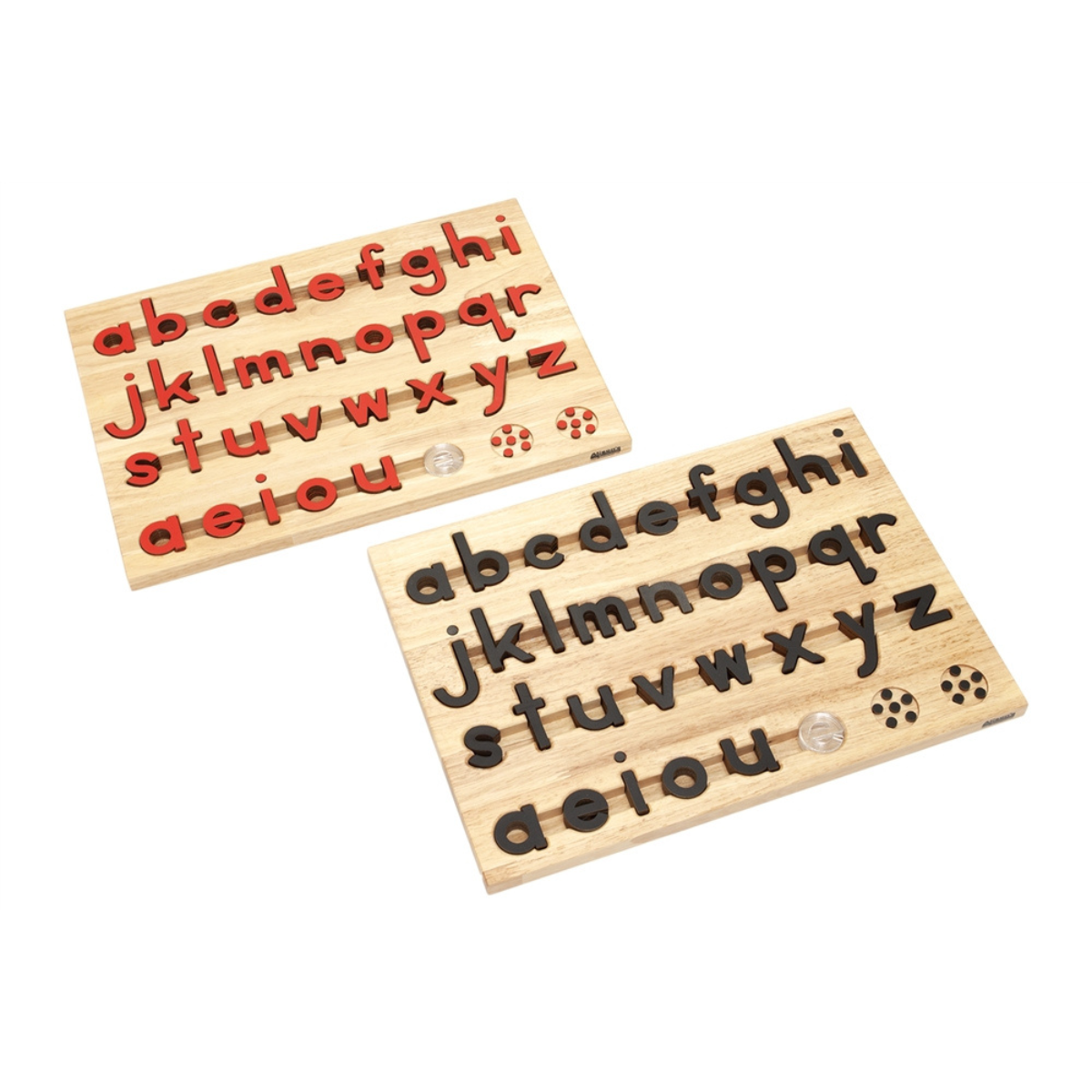 Small Movable Alphabet: Print - Black and Red - Configured Box (Premium Quality)