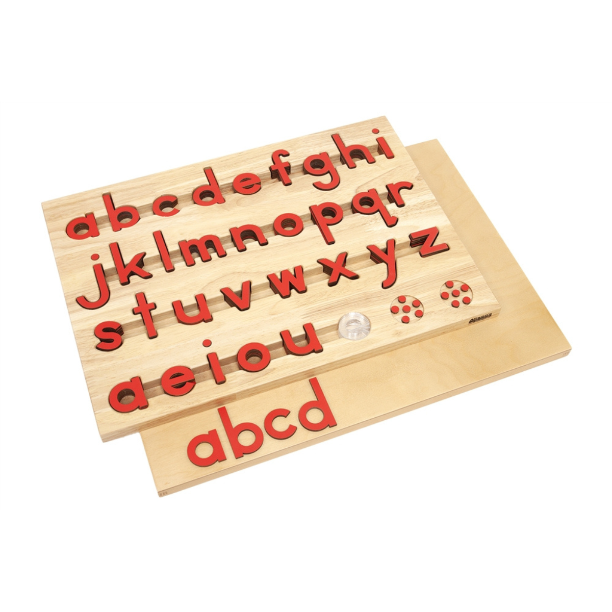 Small Movable Alphabet: Print - Black and Red - Configured Box (Premium Quality)