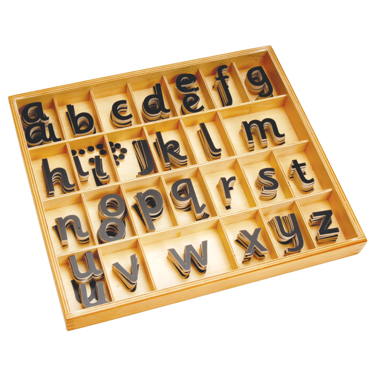 Small Movable Alphabet: Sassoon - Black (Premium Quality)