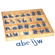 Small Movable Alphabets: Blue - Print (Premium Quality)