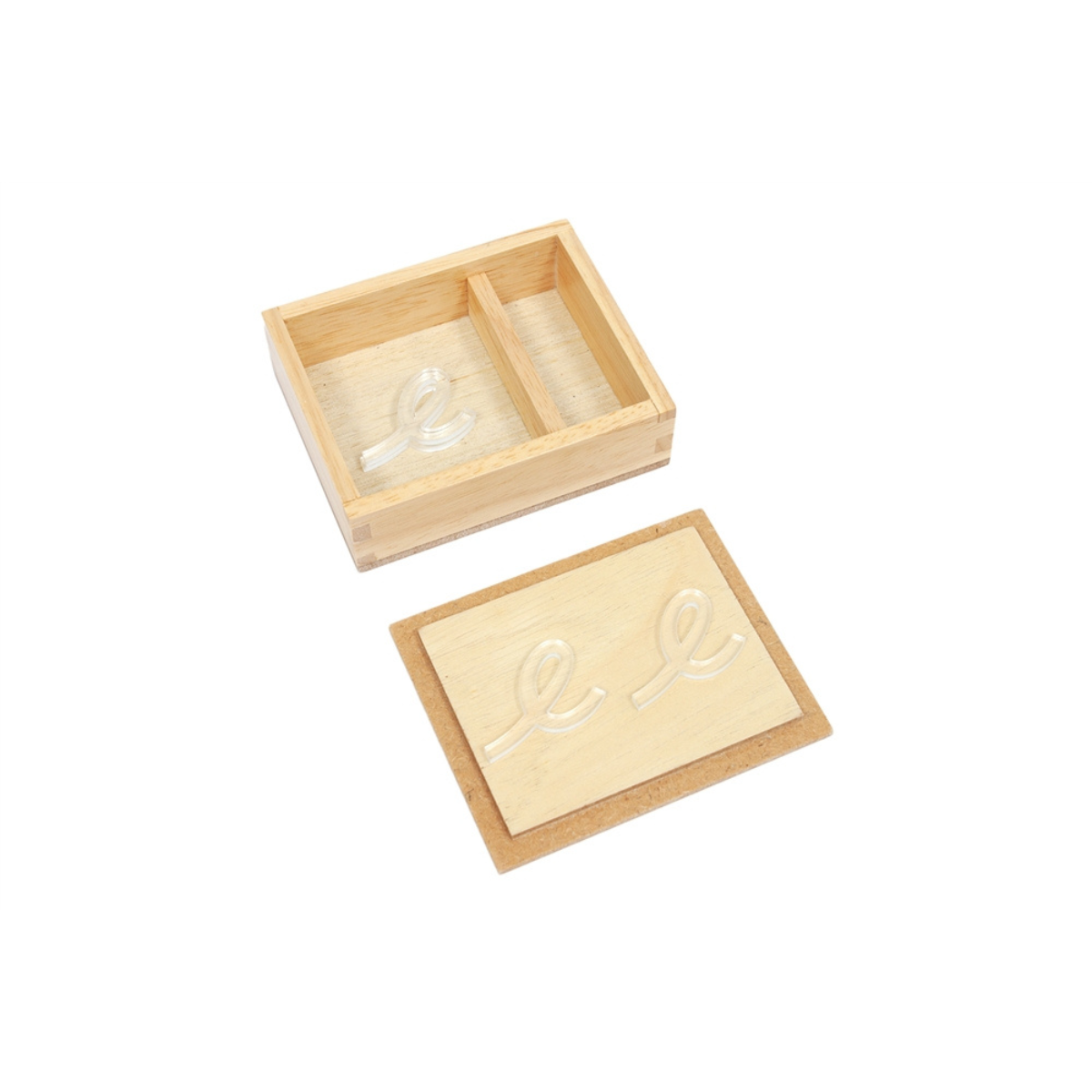 Silent 'e's with Wooden Box (Cursive)