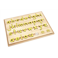 Small Movable Alphabet: Print - Yellow - Configured Box (Premium Quality)