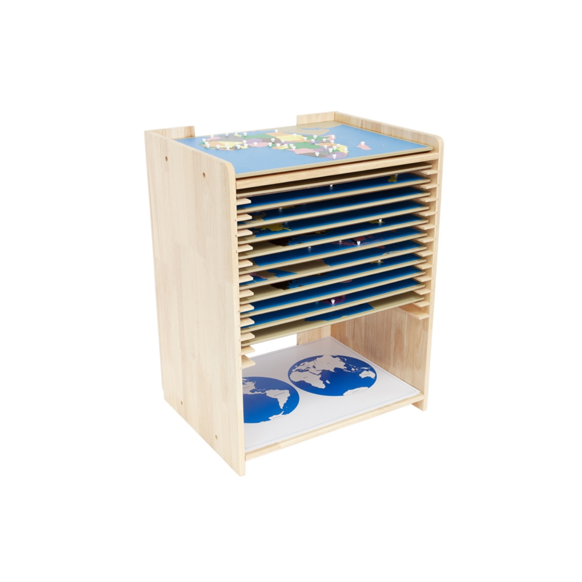 Geography Map Cabinet