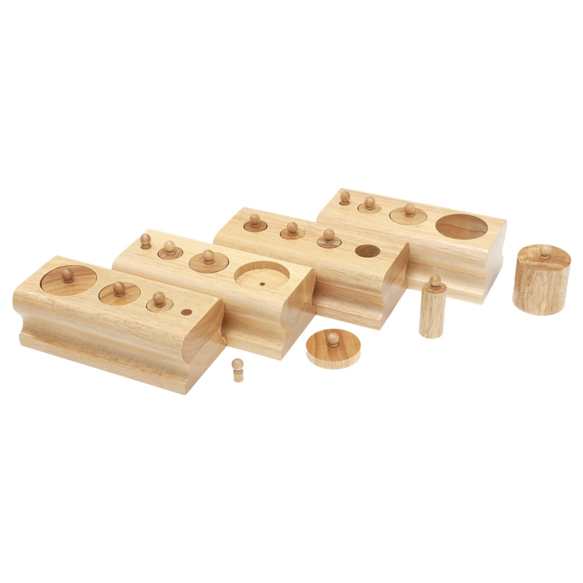 Toddler Knobbed Cylinders (Set of Four)