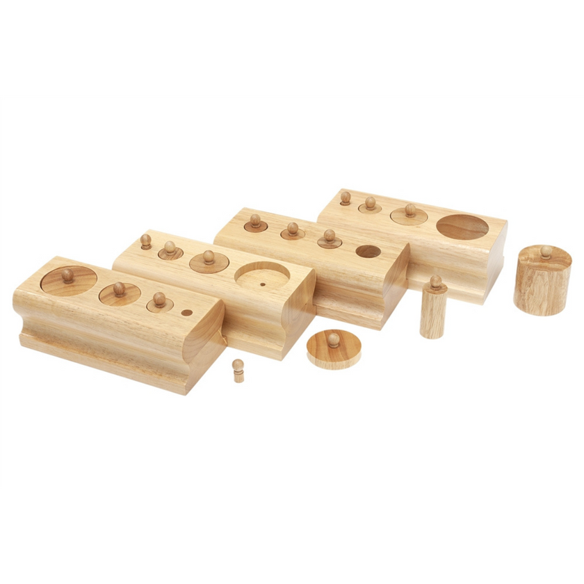 Toddler Knobbed Cylinders (Set of Four)