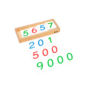Large Plastic Number Cards (1-9000) w/ Box (Premium Quality)