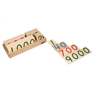 Large Wooden Number Cards (1-9000) (Premium Quality)
